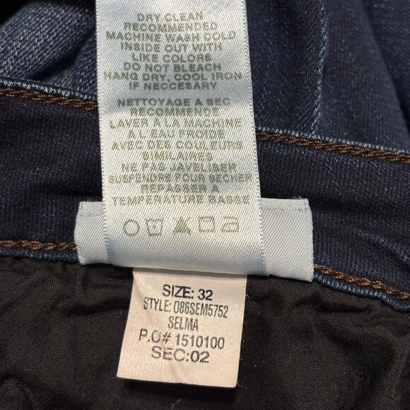 Joe’s Jeans The Honey Curvy Skinny Flawless W32 Dark Wash Stretch Soft Denim - Picture 9 of 13